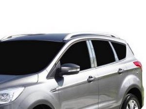 Хром молдинги дверных стоек Ford Kuga II (C520; 13-19) 4