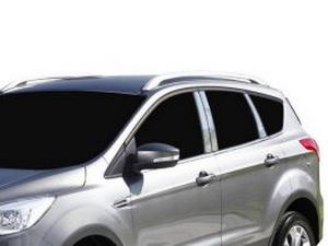 Хром молдинги дверних стійок Ford Kuga II (C520; 13-19) 4