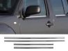 Хром нижні молдинги вікон Nissan Pathfinder III (R51; 05-14) 1