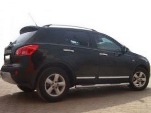 Пороги боковые Nissan Qashqai I / +2 (J10; 07-13) - трубы 4