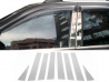 Хром молдинги дверних стійок Nissan X-Trail II (T31; 07-13) 1