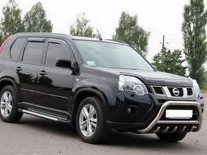 Кенгурятник Nissan X-Trail T31 - с грилем 2 2