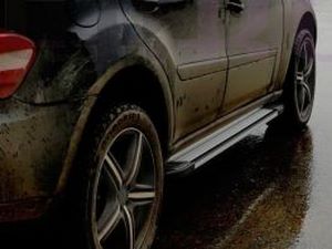 Пороги боковые Opel Combo D (11-17) - Rainbow 4