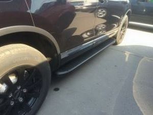Пороги боковые Opel Combo D (11-17) - Tayga Black 4