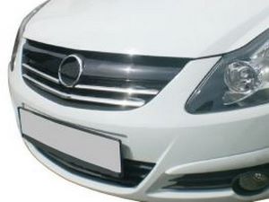 Хром накладки на решётку Opel Corsa D (06-14) 4