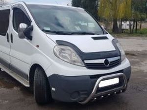 Кенгурятник с грилем OPEL Vivaro A (с надписью) 2 2