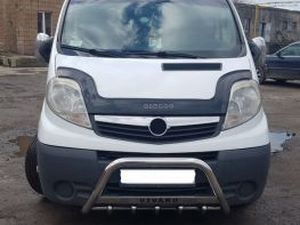 Кенгурятник с грилем OPEL Vivaro A (с надписью) 3 3