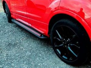 Пороги боковые Opel Vivaro A (01-14) - Vision Black 3
