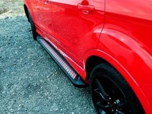 Пороги боковые Opel Vivaro A (01-14) - Vision Black 4