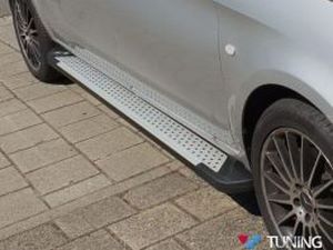 Пороги боковые Opel Vivaro B (14-19) - Almond Grey 4