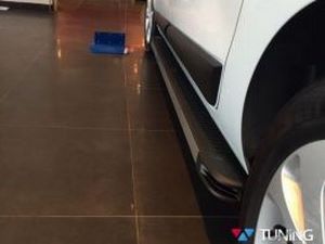 Пороги боковые Mercedes Citan W415 (12-) - Maya Black 3
