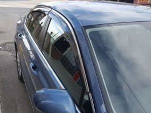 Дефлектори вікон Toyota Corolla XI (13-18) Sedan - (з хромом молдингом) 4