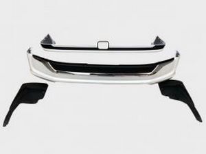 Накладки на бампера TOYOTA LC 200 (2016+) - GT (белый) 4 4