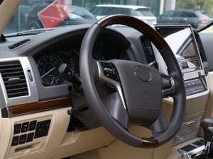 Руль дерево с кожей TOYOTA Land Cruiser 200 (тёмный) 1 1