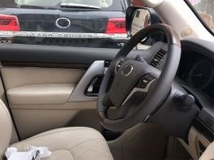 Руль дерево с кожей TOYOTA Land Cruiser 200 (тёмный) 2 2