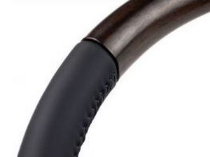 Руль дерево с кожей TOYOTA Land Cruiser 200 (тёмный) 4 4
