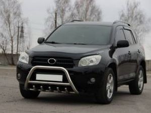 Кенгурятник Toyota Rav4 III (06-12) - с грилем 4