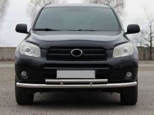 Труба двойная переднего бампера Toyota Rav4 III (2006+) 3 3