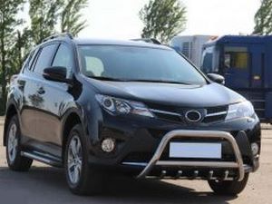 Кенгурятник с грилем Toyota Rav4 IV (2013+) 4 4