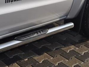 Пороги боковые VW Amarok (10-) - трубы 3