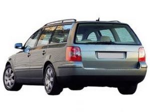 Накладка на бампер VW Passat B5 (3BG; 00-05) Универсал, Седан - без загиба 4