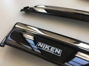 Дефлекторы окон VW Polo V (09-17) 5D HB - Niken (с хром молдингом) 3