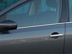 Хром нижние молдинги стёкол VW Polo V (09-17) 5D HB 2