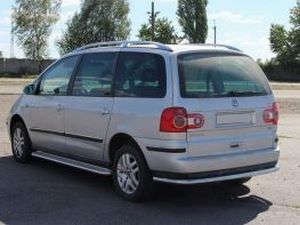 Защита заднего бампера VW Sharan (1995+) - труба 2 2