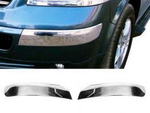 Хром кути на передній бампер VW T5 Transporter (03-10) 1