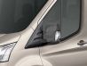 Хром накладки на дзеркала Ford Transit IV (14-/20-) - чорні 4