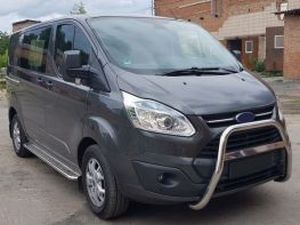 Пороги боковые FORD Custom (13-/18-) - Premium серия 3