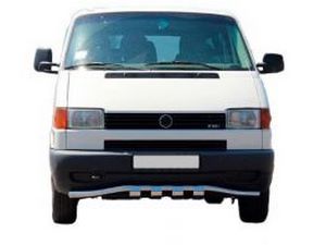 Передняя труба волной одинарная с грилем VW T4 1 1