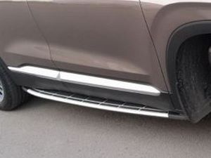Пороги Hyundai Santa Fe IV (19-23) - OEM стиль 3