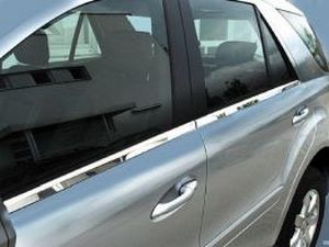 Хром нижние молдинги окон Mercedes M W164 (ML) (05-11) 2