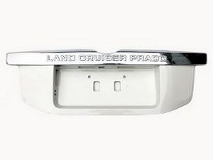 Подиум под задний номер TOYOTA LC J150 Prado IV (09-17) - стиль 2018