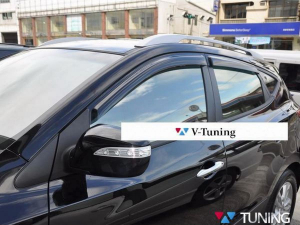 Дефлекторы окон Dacia Duster I (HS; 10-17) - Hic (накладные) 4