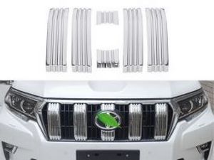 Хром накладки на решётку TOYOTA LC 150 Prado IV (17-)