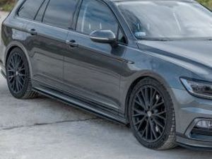 Диффузоры боковых порогов VW Passat R-Line B8 (15-) 4