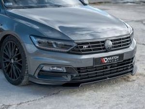 Спліттер передній VW Passat R-Line B8 (15-) - V2 2