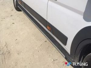 Пороги боковые Mercedes Sprinter W907 (19-) - Maya Black 4