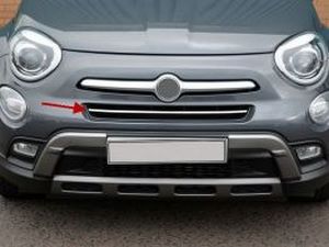 Хром накладка на передний бампер FIAT 500X (2015+) 1 1