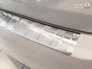 Накладка на задний бампер Fiat 500 (15-) Hb - Avisa (стальная) 5
