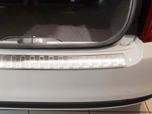 Накладка на задний бампер Fiat 500 (15-) Hb - Avisa (стальная) 3