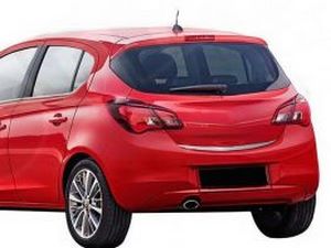 Хром накладка на кромку багажника OPEL Corsa E 5D 1 1