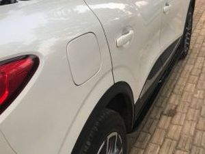 Пороги боковые Renault Kadjar (15-) - Black Jazz стиль 2