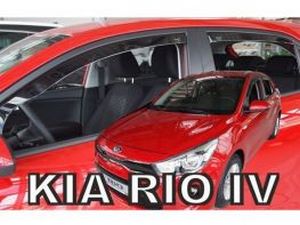 Дефлектори вікон Kia Rio IV (17-) 5D Htb - Heko (вставні) 4