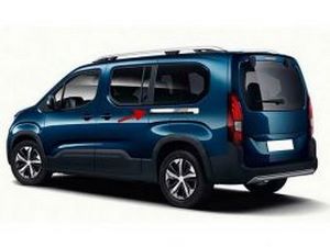 Хром молдлинг под сдвижную дверь PEUGEOT Rifter 1 1