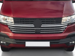 Хром накладки на решётку бампера VW T6.1 (20-23)