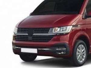 Хром полоса на передний бампер VW T6.1 (20-23) 2