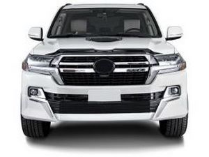 Накладки на бампера TOYOTA LC 200 (2016+) - GT 2021 (белые) 1 1